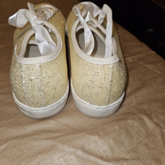 Dress Barn Studio sparkly sneakers. - Picture 2 of 8